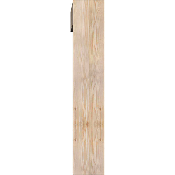 Douglas Fir Smooth Bracket with Offset Brace Q882