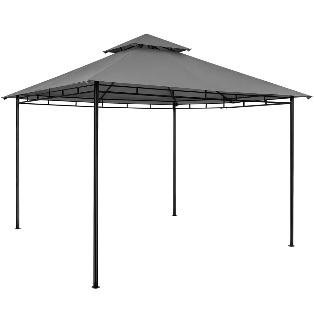 11×11 ft Outdoor Patio Gazebo Tent, Dark Gray M9139