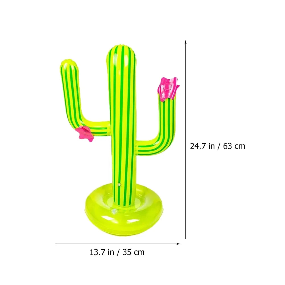 Cactus Ring Toys Inflatable Plushies Pvc W44349