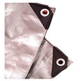 Silver Tarp 30 x 30 ft Heavy Duty UV Grade P46474