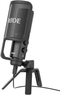 Black USB Cardioid Condenser Microphone V400473
