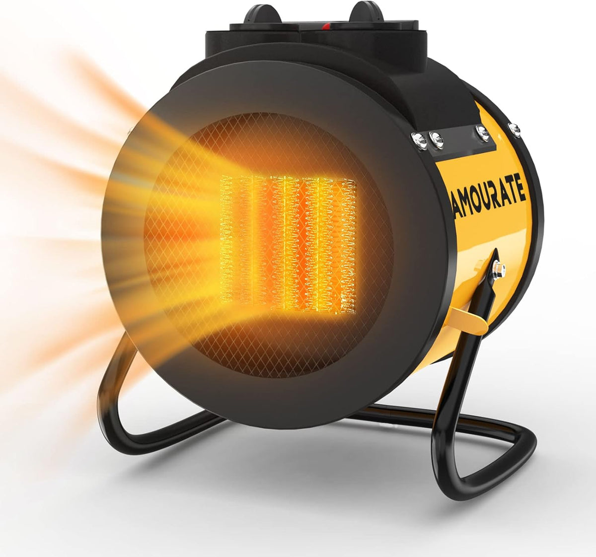 1500W Portable Electric Space Heater with Thermostat, Pack of 2 O21944