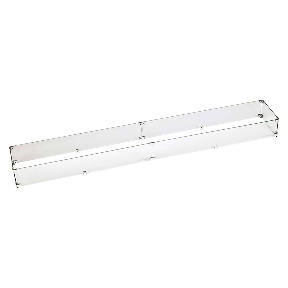 Tempered Glass Flame Guard for 72x22 Linear Drop-in Fire Pit Pan F87861