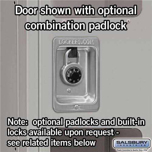 See-Through Metal Locker, Single Tier, 3 Wide, 6 Feet High, 18 Inches Deep, Tan M242