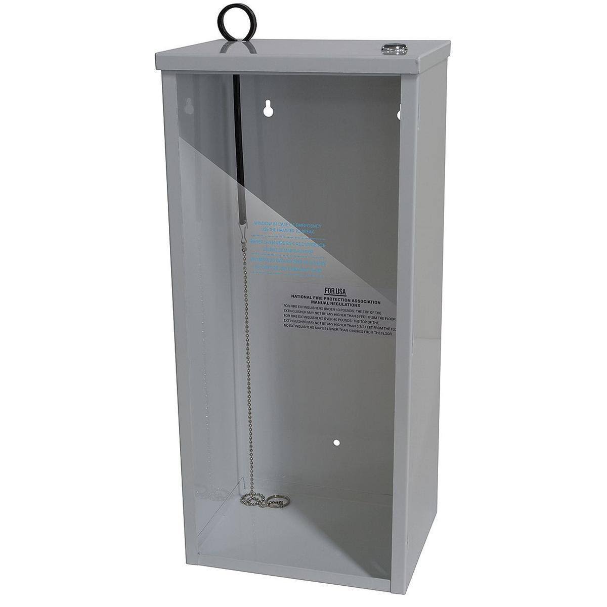 Fire Extinguisher Cabinet, 20 Lb, White I73940