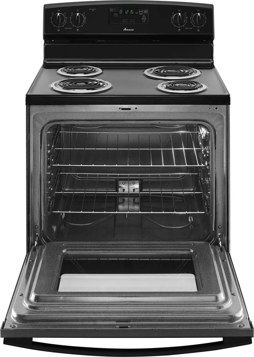 30-Inch 4.8 Cu. ft. Single Oven Free-Standing Electric Range with Storage Drawer Black P65095