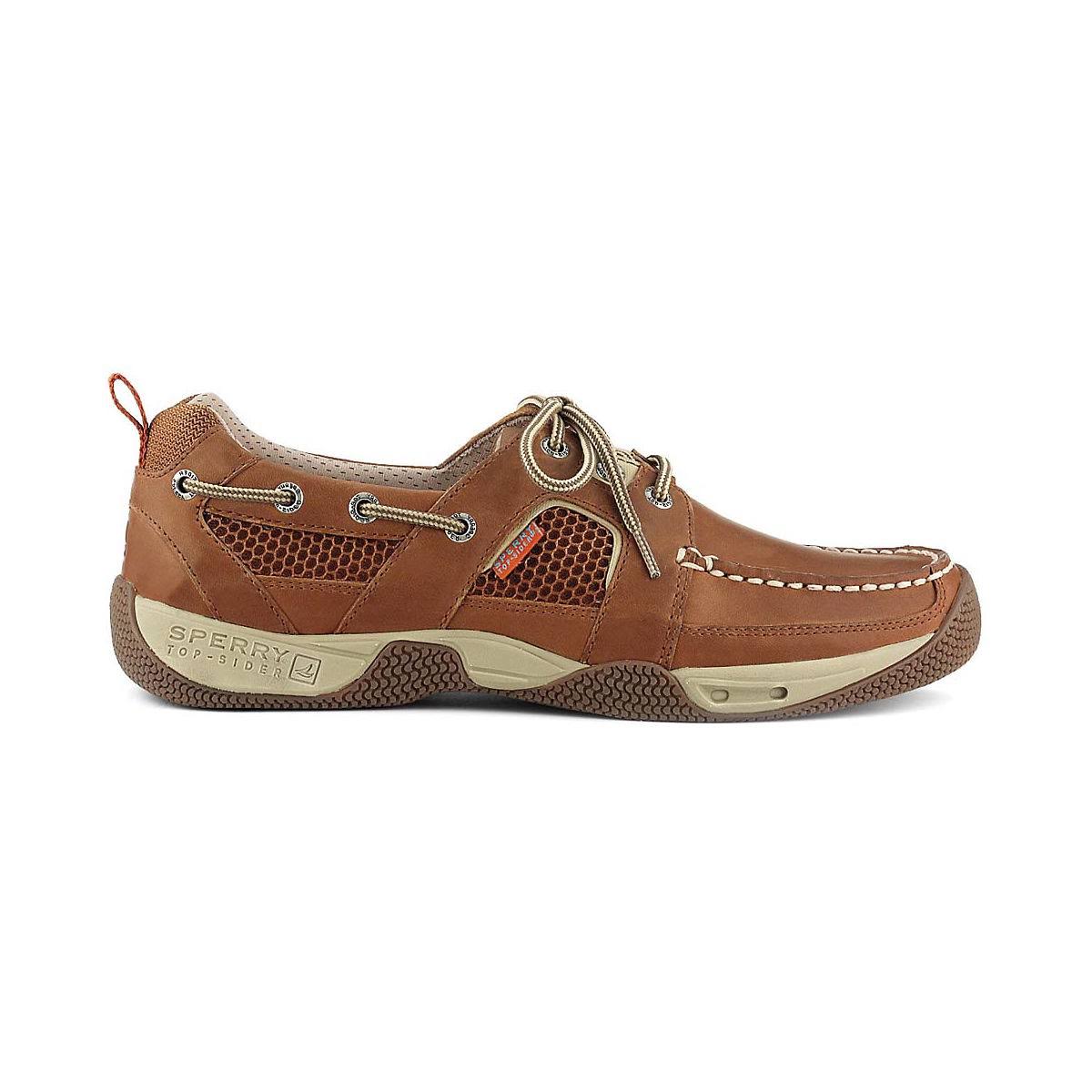 Tan Leather Sport Moc Shoes J2935