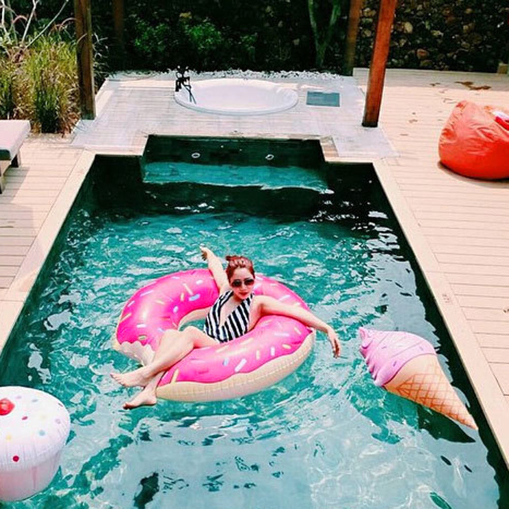 Pink Inflatable Pool Floating Toy B19002
