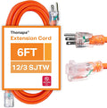 Yellow 25 Ft Heavy Duty Outdoor Extension Cord U610870