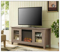 Gray Electric Fireplace for TVs Up to 60 V2221