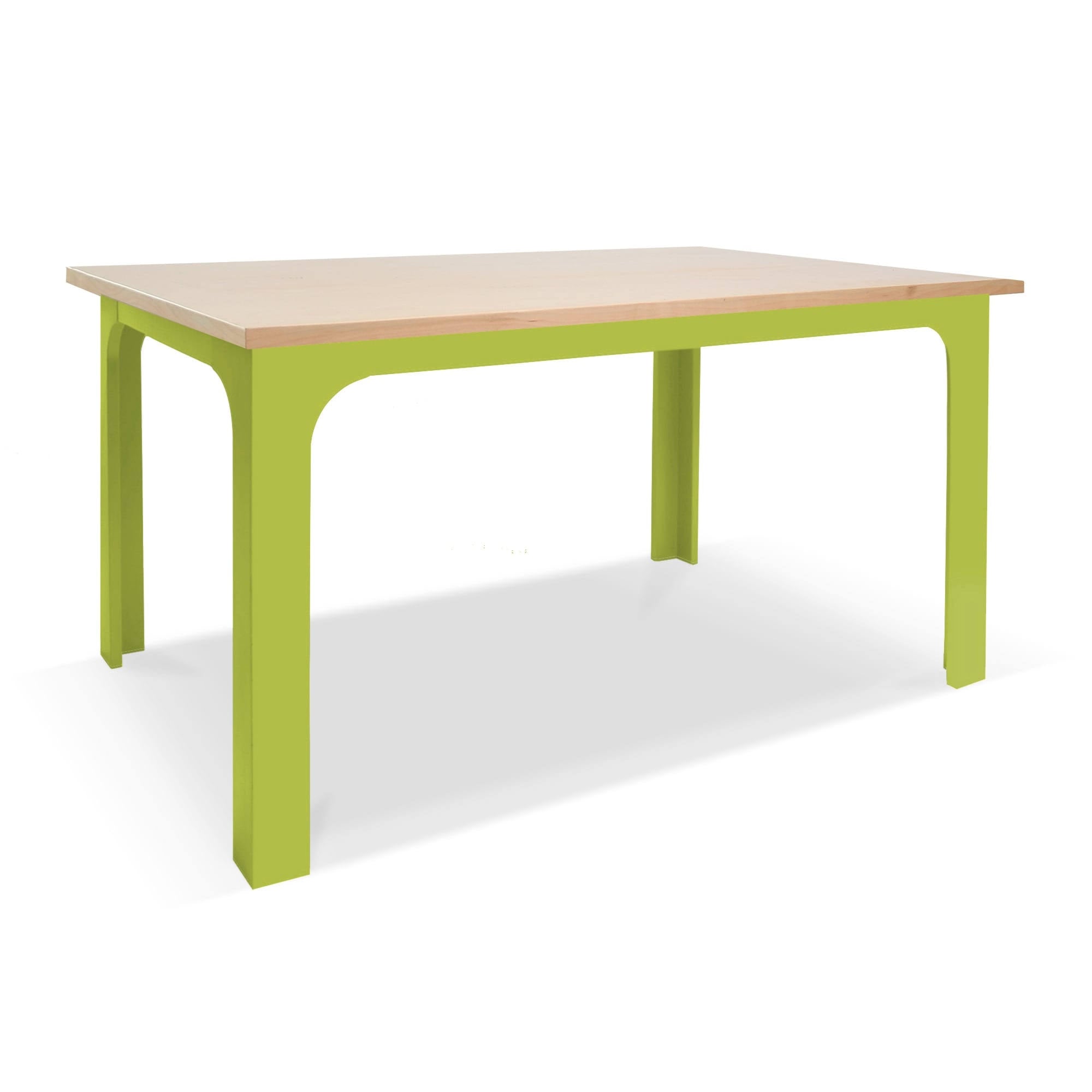 White 42-Inch Wood Veneer Kids Table O448929