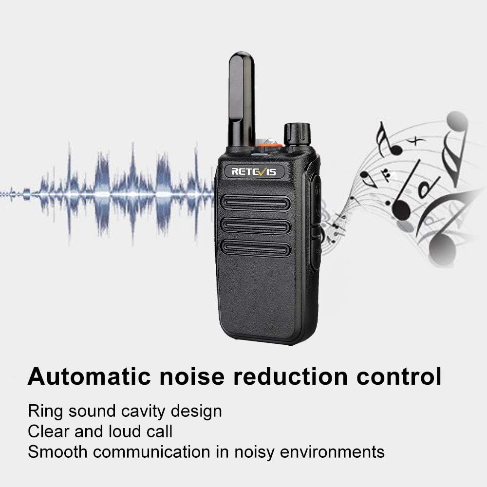Walkie Talkie 6 Pack, Two Way Radios with Flashlight W311