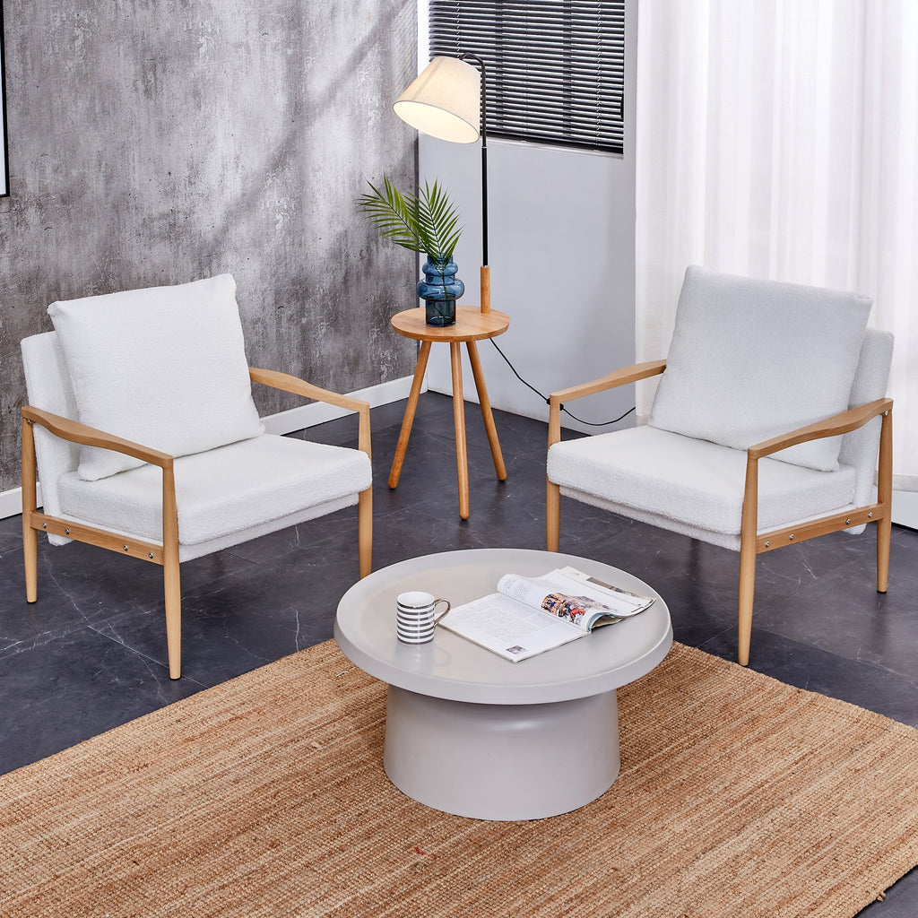 Teddy Velvet Accent Armchair with Metal Frame S6257