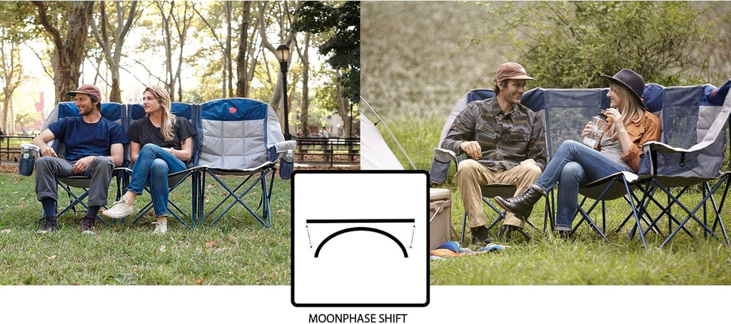 Triple Loveseat Folding Double Camp Chair X42161