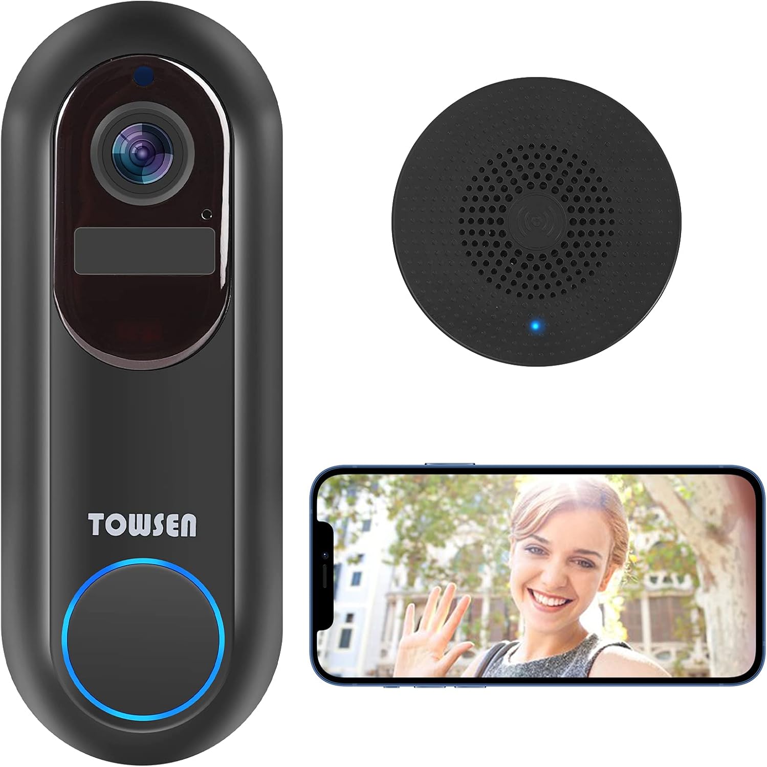 1080P Wireless Video Doorbell Camera with Chime L228