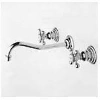 Biscuit Wall Mount Lavatory Faucet G6911