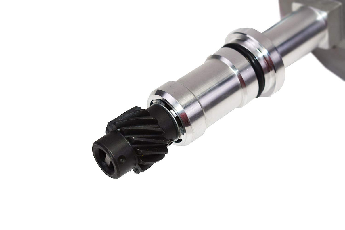 HEI Distributor, 8.0mm Spark Plug Wires, and Battery-Pigtail Harness Kit with Red Cap R516
