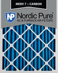 16x24x2 MERV 7 Carbon AC Furnace Air Filters Qty 12 Y406