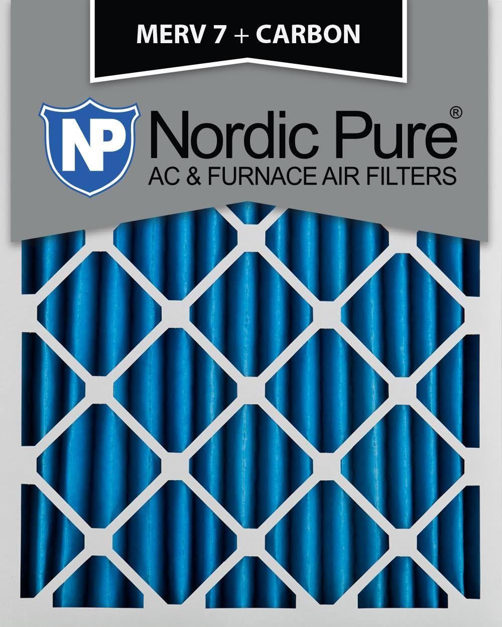 16x24x2 MERV 7 Carbon AC Furnace Air Filters Qty 12 Y406