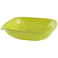 32 oz. Green Large Square Pet Plastic Bowl M304