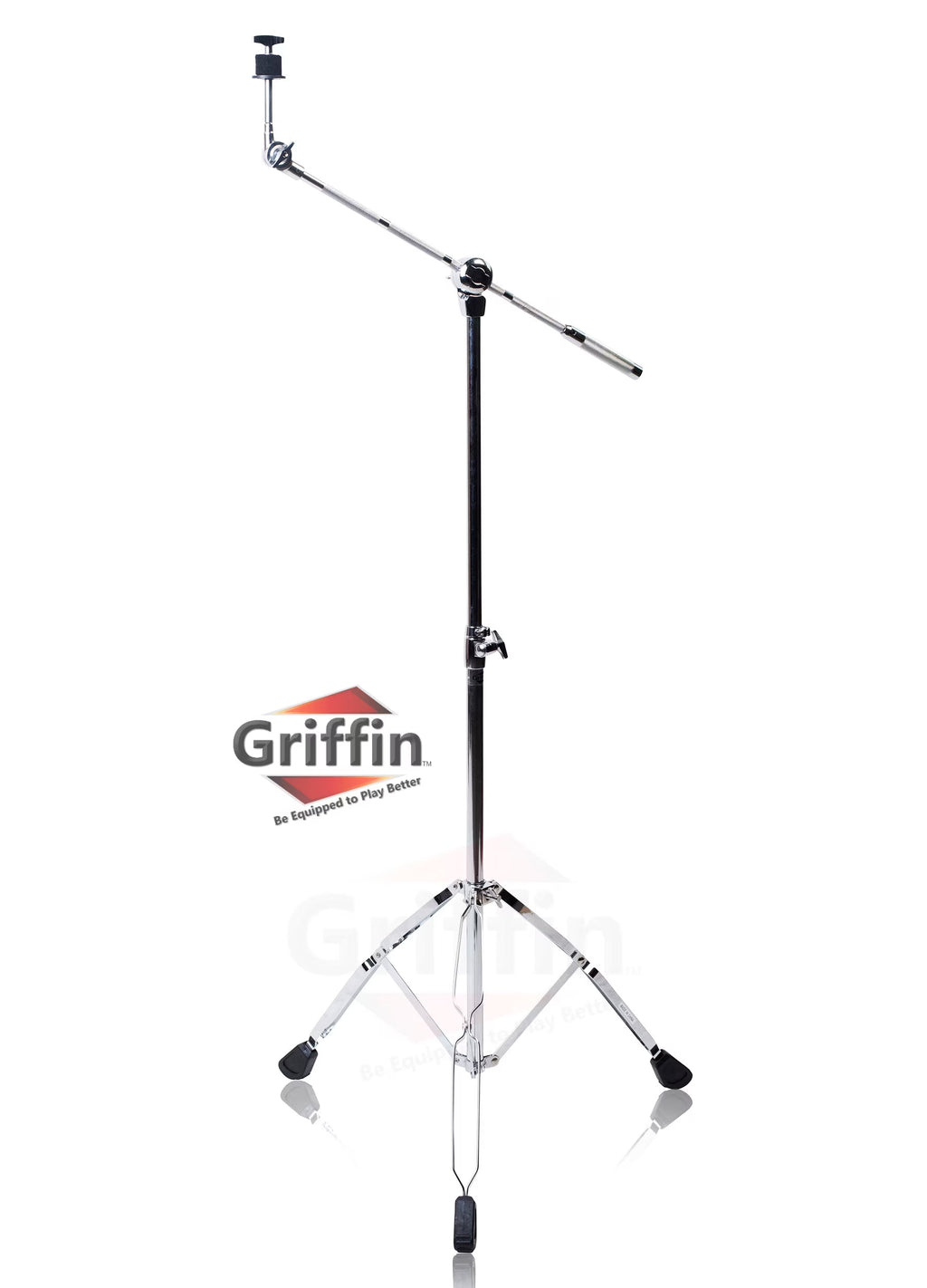 Double Braced Adjustable Height Cymbal Boom Stand with Counterweight Adapter K401460