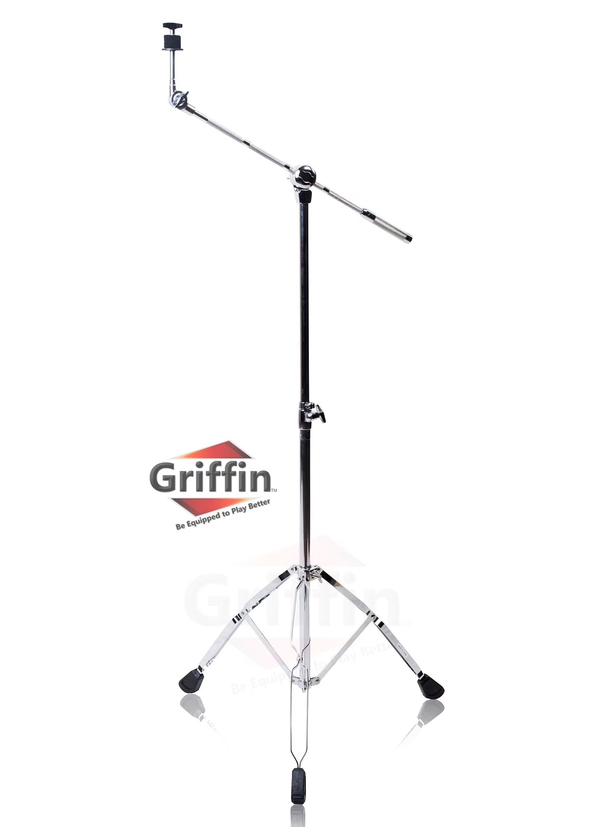 Double Braced Adjustable Height Cymbal Boom Stand with Counterweight Adapter K401460