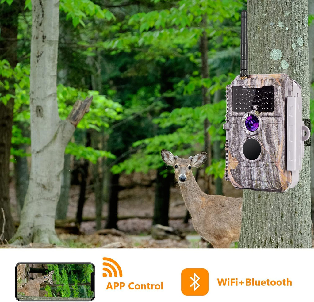 Wireless WiFi Trail Camera 24MP 1296P Night Vision Waterproof N17688