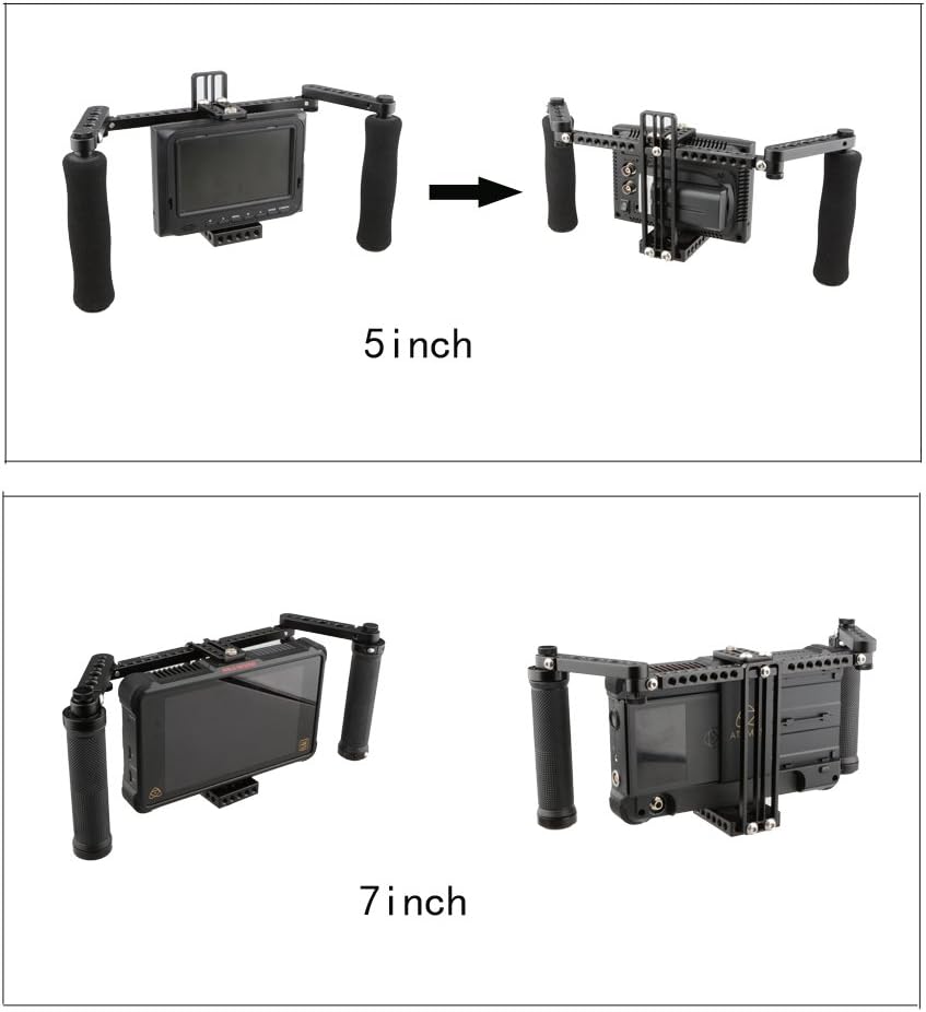 Monitor Cage with Adjustable Handles for 5 inch and 7 inch LCD Monitors C40842