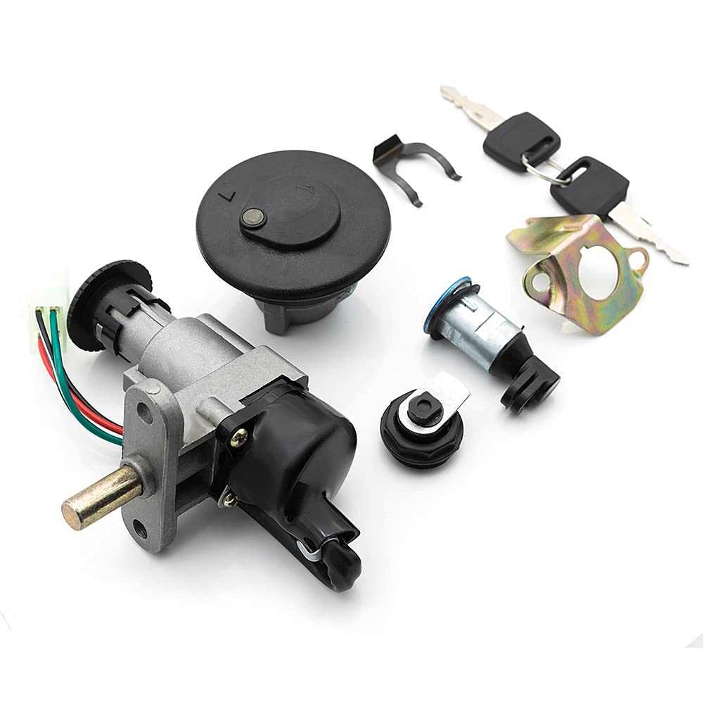 Motorcycle Ignition Switch Fuel Gas Cap Cover Seat Key Lock Set for Scooter GY6 50cc 150cc H668