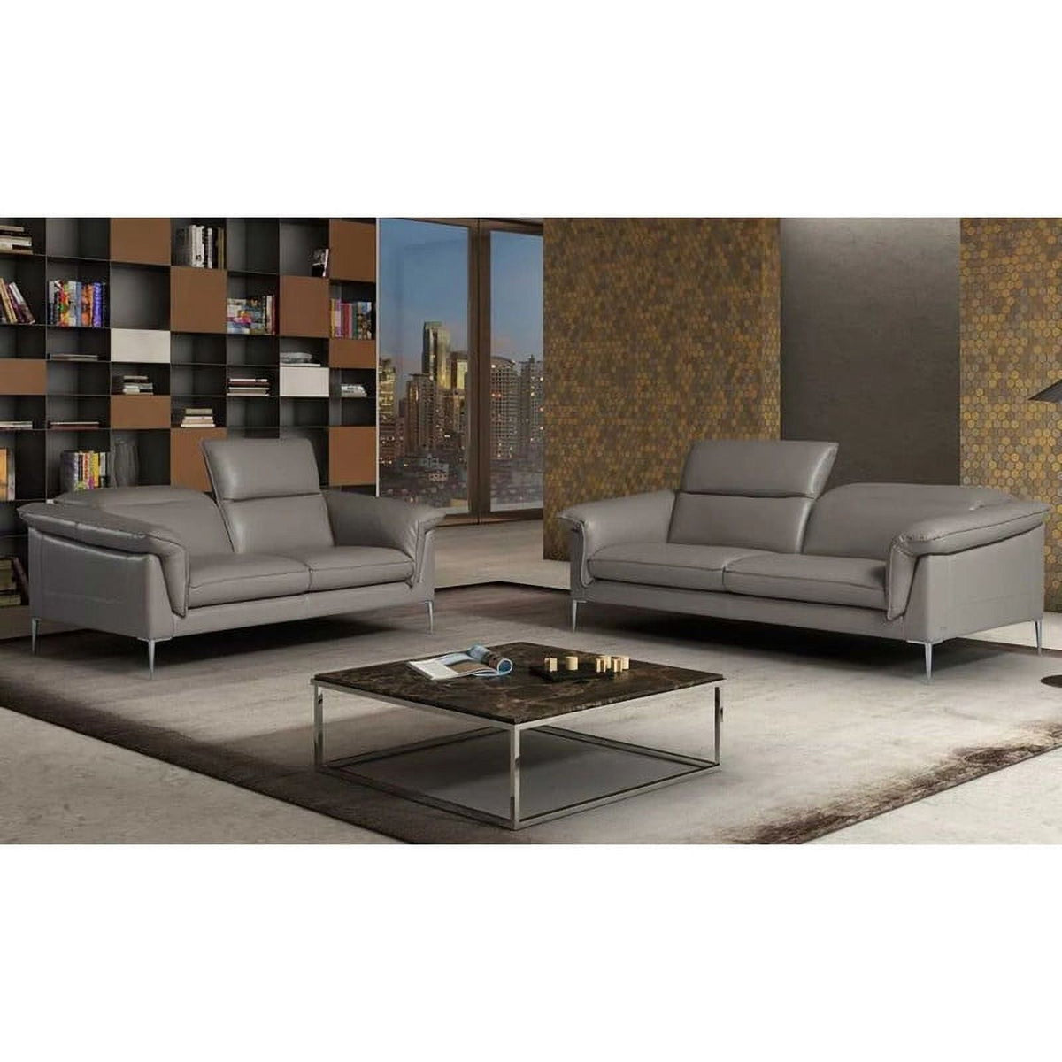 Grey 2-Piece Living Room Set K56129