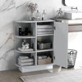 White Freestanding Organizer Cabinet with Adjustable Shelves G272