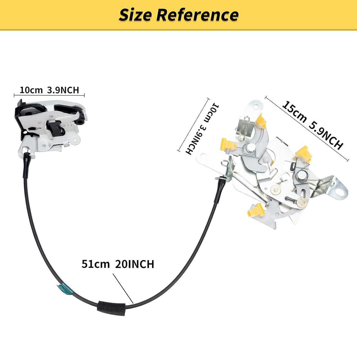 Door Lock Latch Assembly Pack of 2 A621535