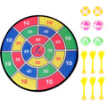 Safety Dart Board Toys Sticky Ball Shooting Toy (30cm, 6pcs Sticky Ball and 6pcs Darts) T30667