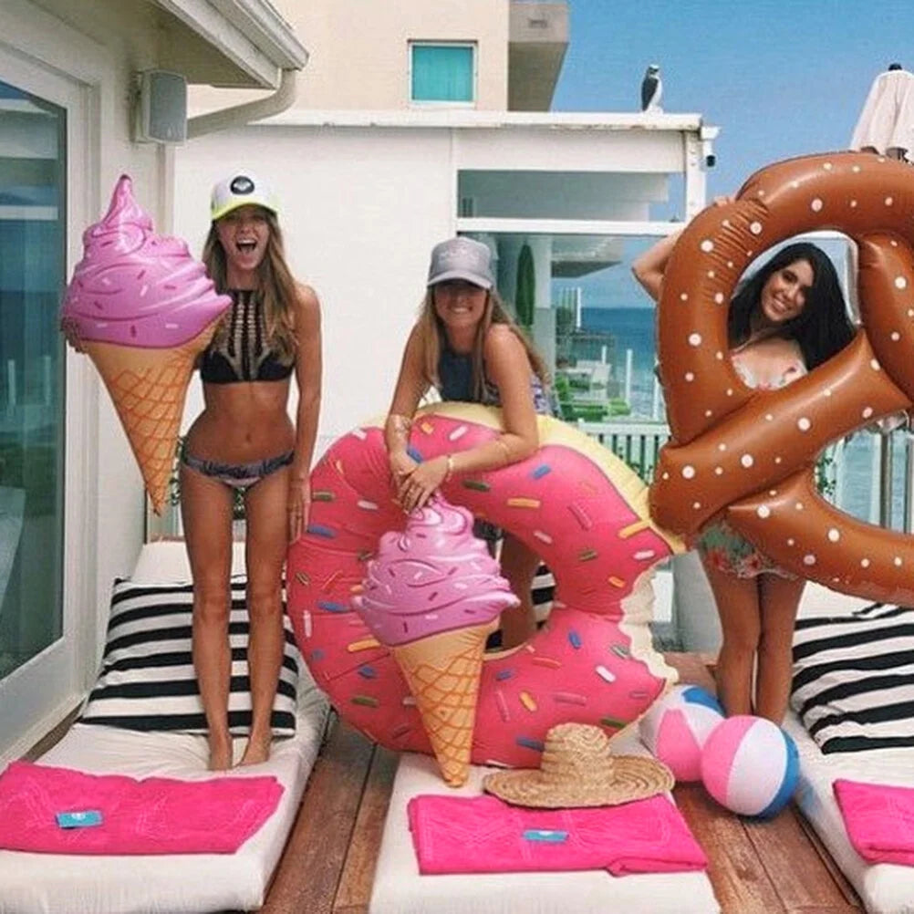 Pink Inflatable Pool Floating Toy B19002