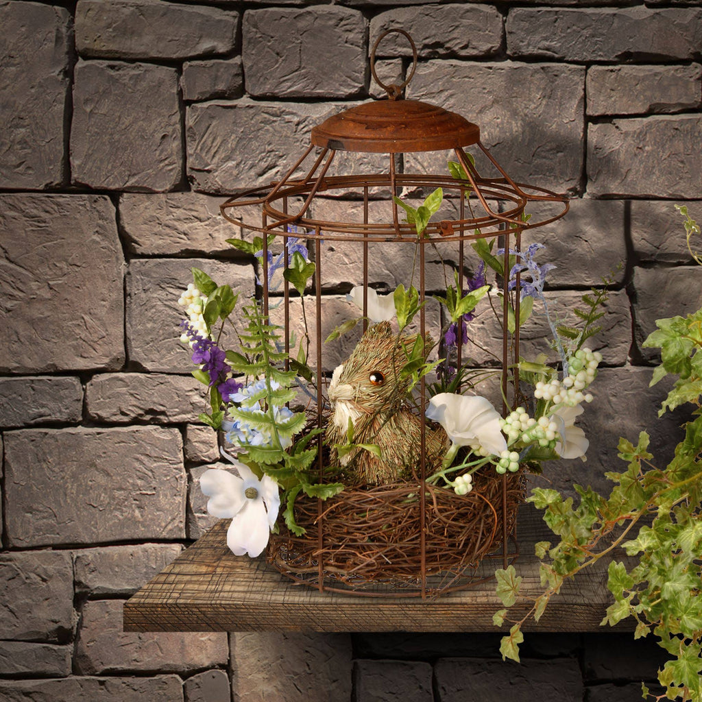 Easter Decorated Bird Cage U757