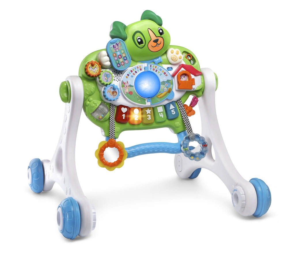 Green 3-in-1 Baby Walker Gym Floor Play Toy P90306