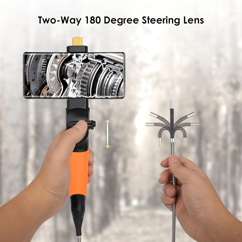 6mm Borescope Inspection Camera with Bidirectional Lock 180° Joint Probe V85891