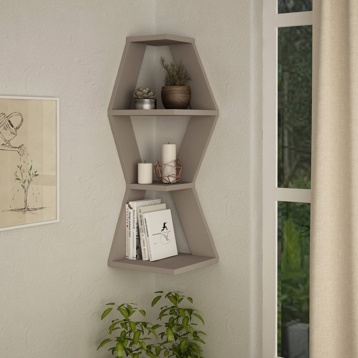 Blue Wall Shelf X7226