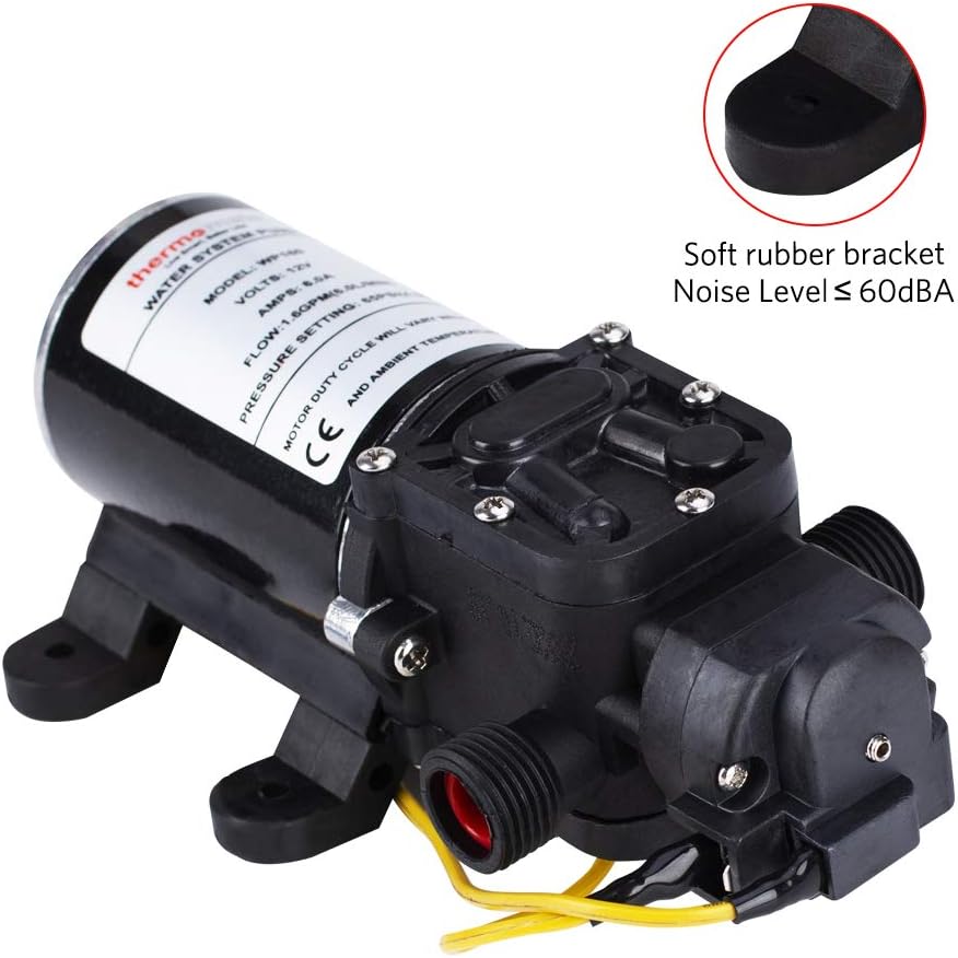 1.6GPM Diaphragm Water Pressure Booster Pump 12V DC W568273