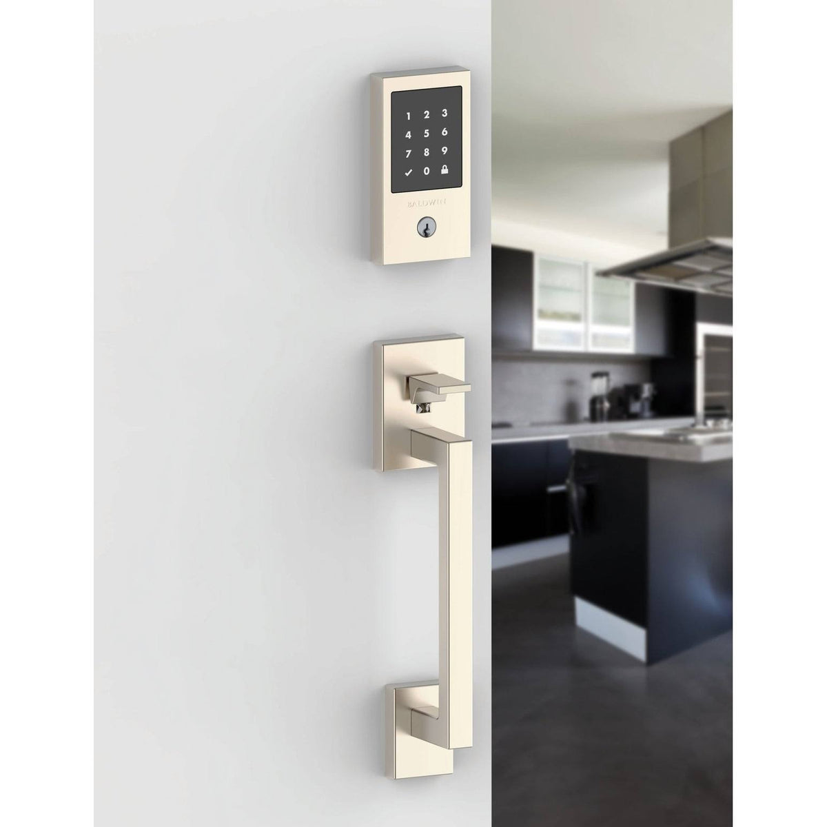 Polished Chrome Touchscreen Electronic Deadbolt G5604
