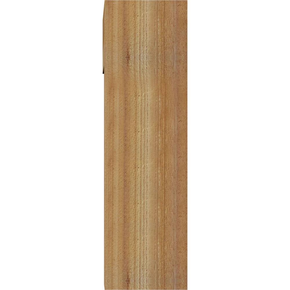 8x22W x 24x22D x 28x22H Imperial Block Rough Sawn Bracket w/ Offset Brace D3628