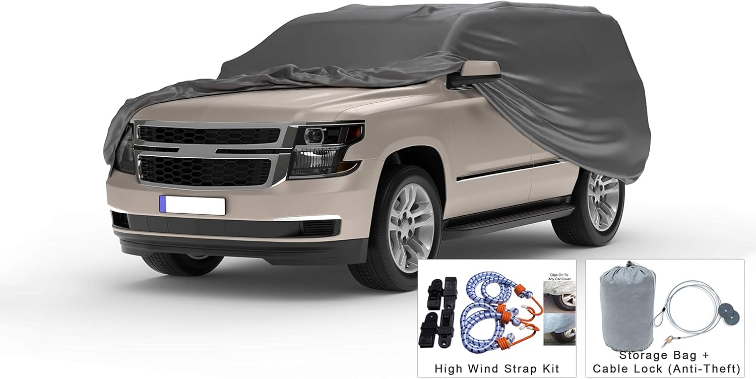 Truck Cover with Theft Cable Lock, Bag & Wind Straps X37814