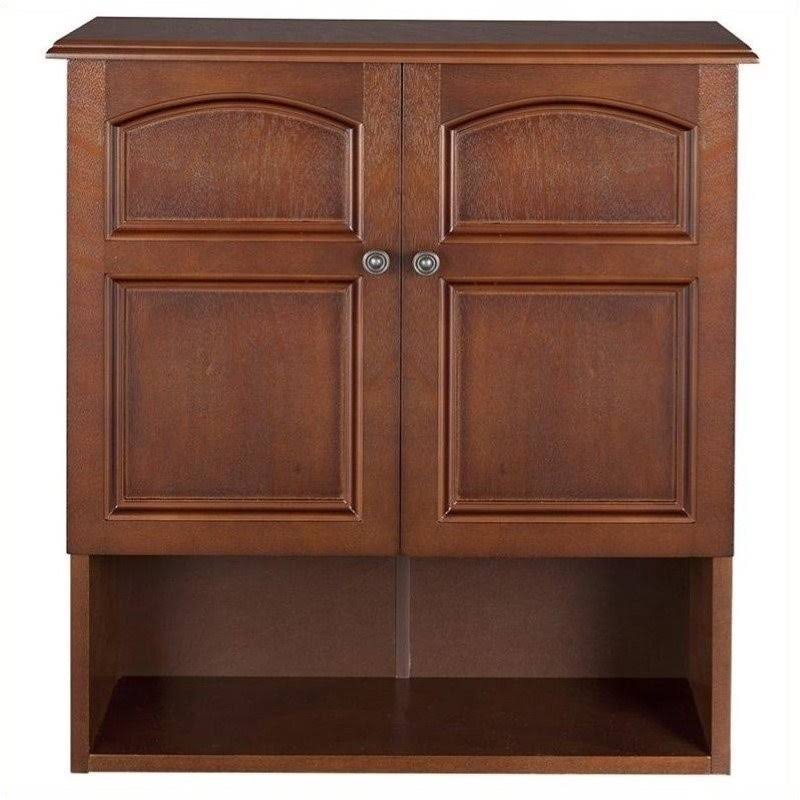 2-Door Wall Cabinet in Mahogany N30788