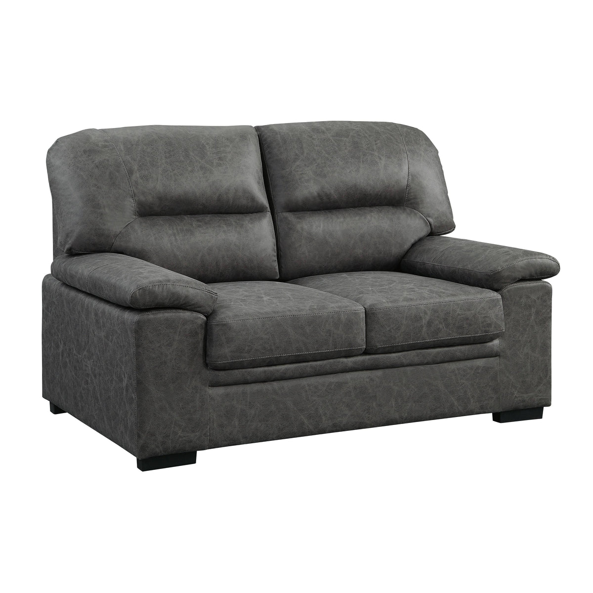 Dark Grey Loveseat O760457