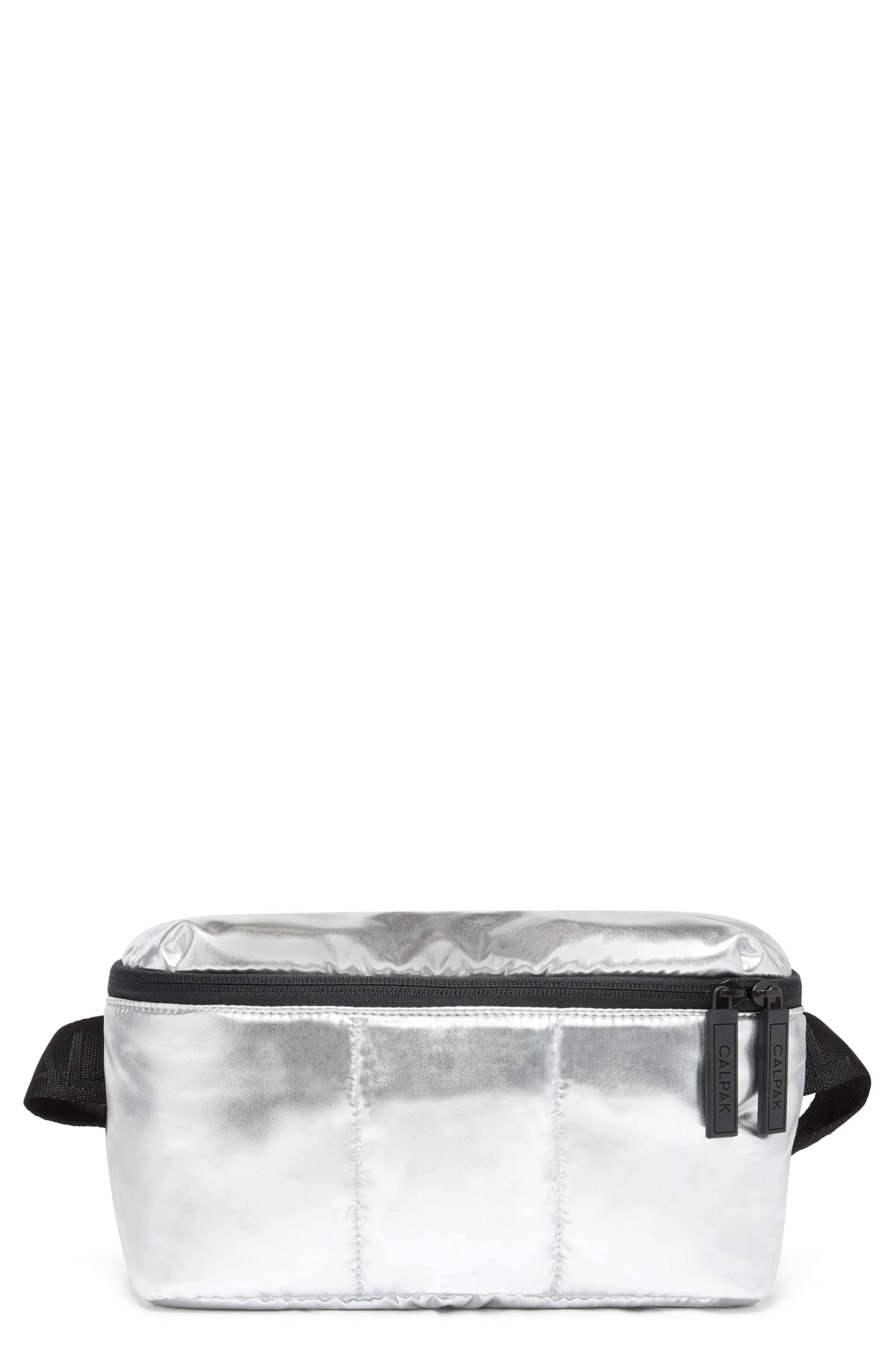 Metallic Silver Belt Bag L89052