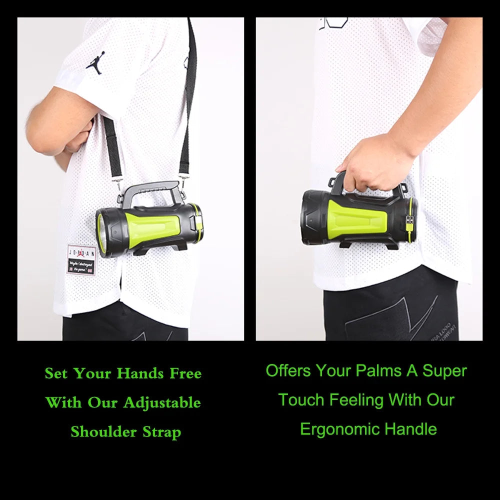 USB Rechargeable Waterproof LED Flashlight Lantern H864941