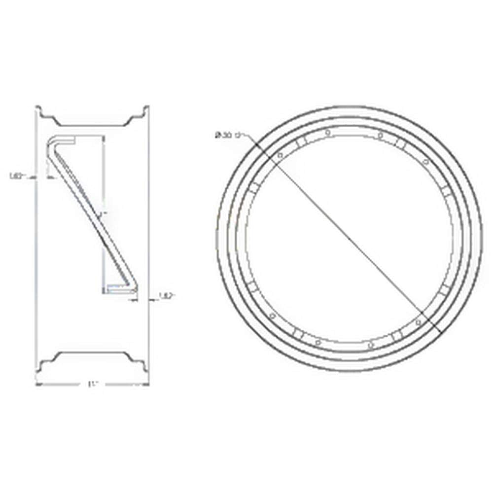 Power Adjust Wheel Rim J3617
