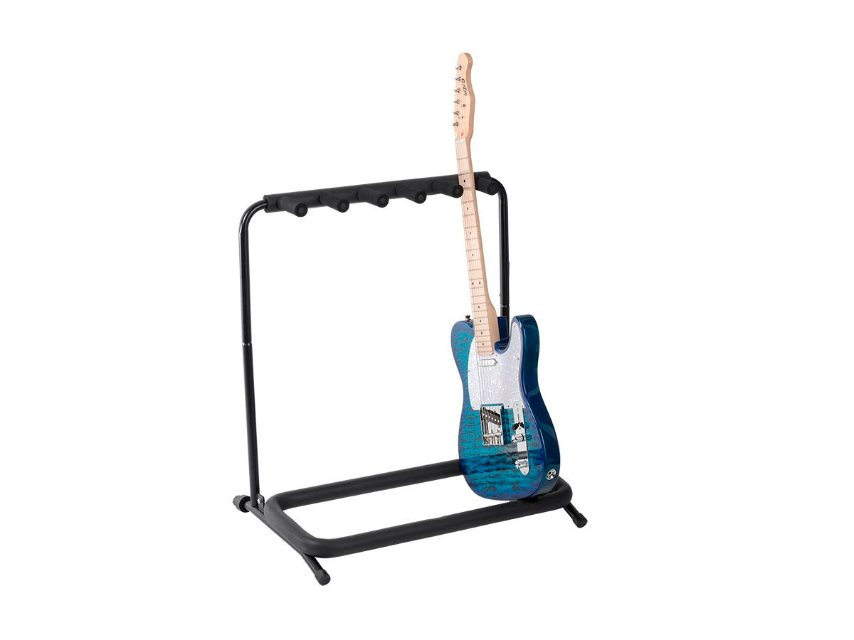 Folding Multi Guitar Stand for 5 Acoustic and Electric Guitar or Bass Z9546