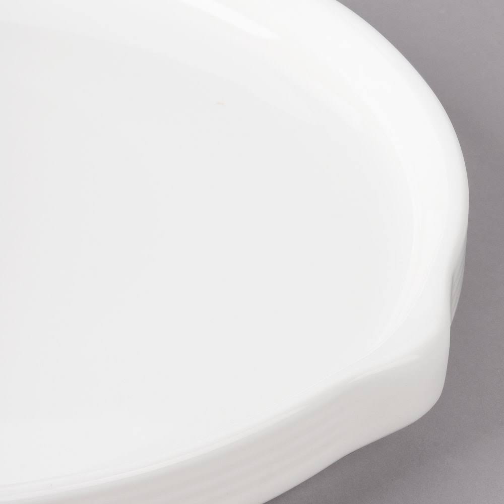 7.5x22 White Porcelain Round Salad Plate (24/case) Z35688
