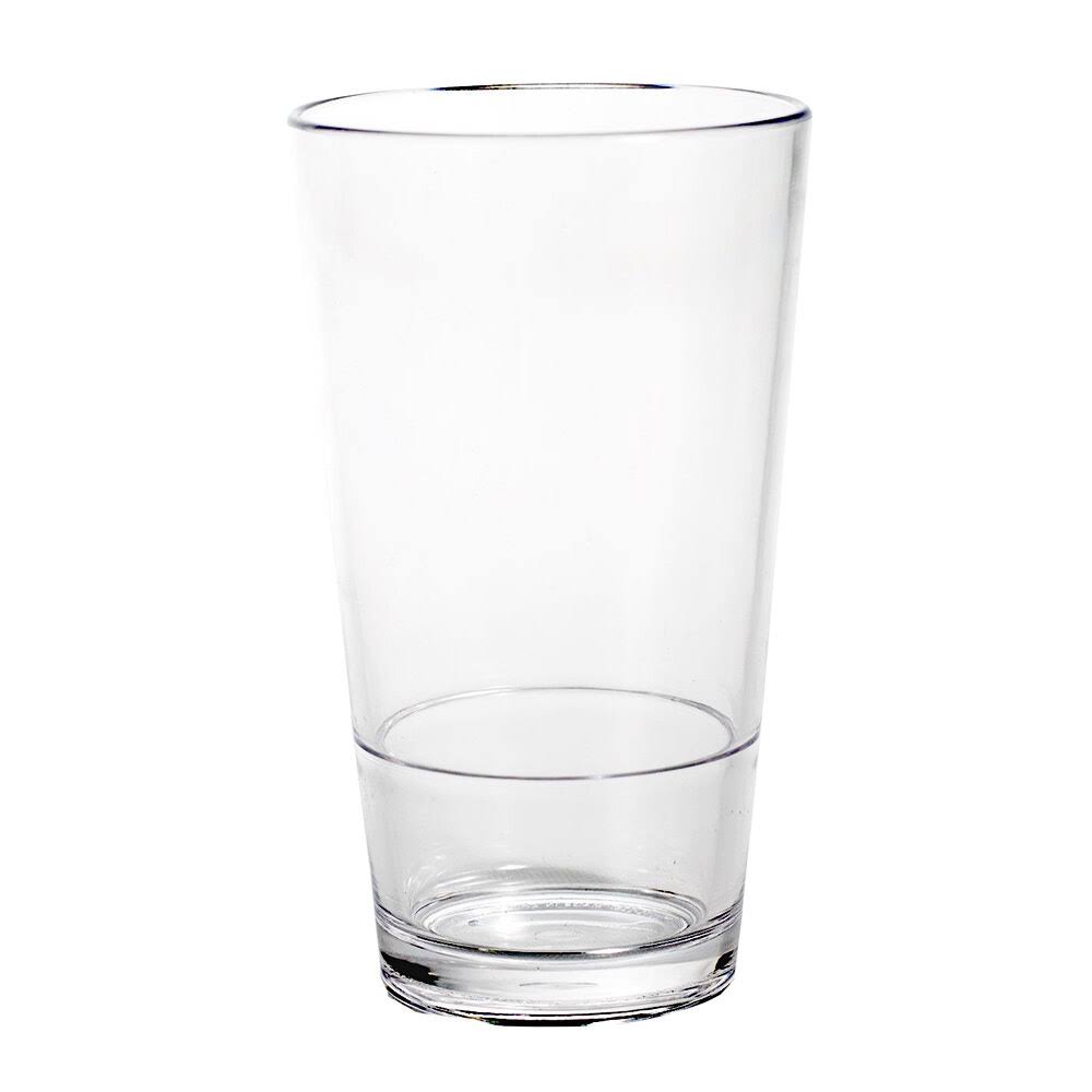 16 oz. Plastic Stackable Mixing Glass - 24/Case C9908